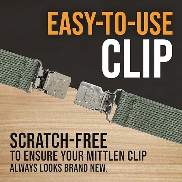 Hold’Em Mitten Glove Clips for Toddler & Kids Extra Tight Grip - Olive - Picture 6 of 6